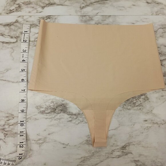 3 pieces women's Invisible high-waisted unicolor panties set size M - Picture 3 of 9